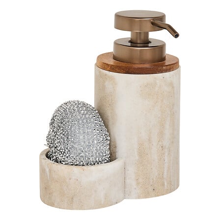 dispenser di sapone + orga come, beige