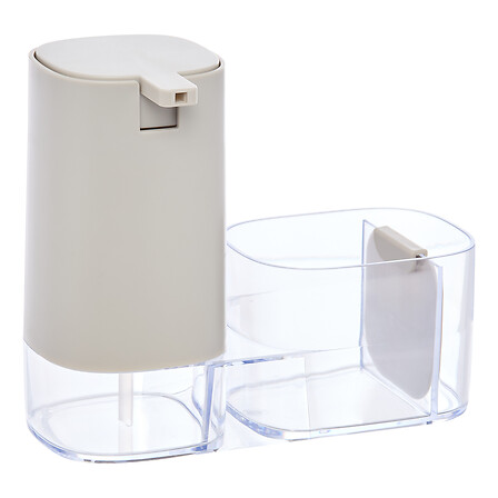 Dispenser di sapone + poliargilloso organico, beig