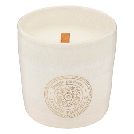 candela profumata in ceramica marco jas 350g, bian