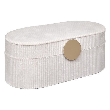 portagioie in velluto enya l25.5, spago beige