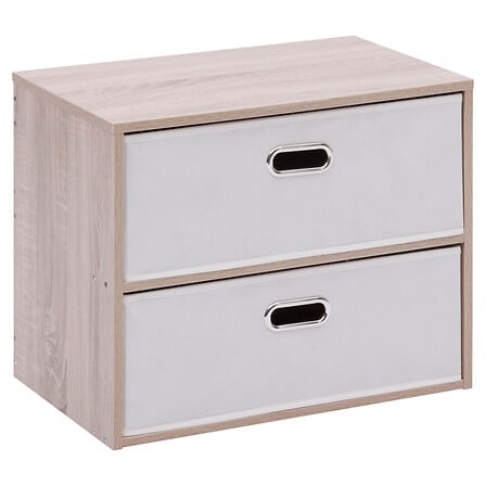 cassettiera dress up a 2 cassetti, beige