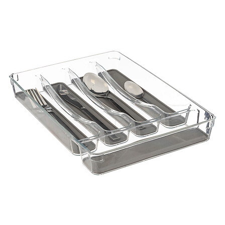 posate in acciaio inox 24p loma+rc, argento