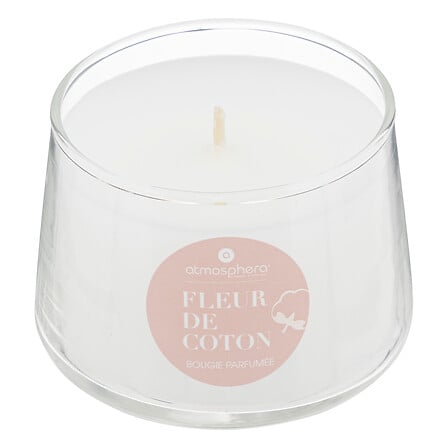 lumino votivo in vetro izor fl cotone 110 g, bianc