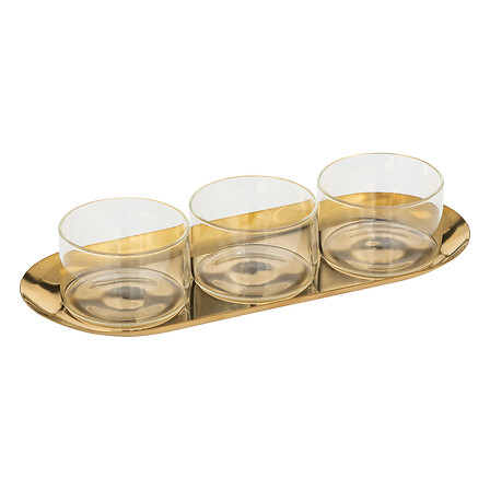 set aperitivo autunnale 4p, colori assortiti