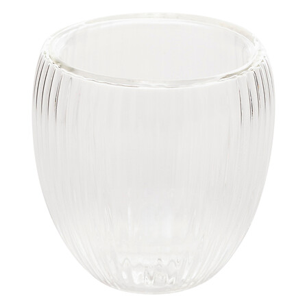 tazza Espresso clea stria 12cl, trasparente