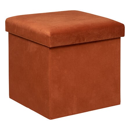 Pouf pieghevole Lilou Amb, ambra