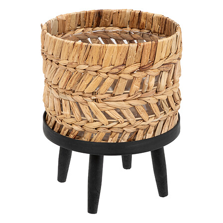 cachepot s/p jacin bri d25h31, beige