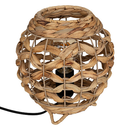Lampada in giacinto sabbia naturale h20, beige