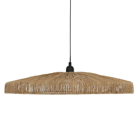 Lampada a sospensione Bellamy in iuta naturale d58