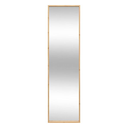 specchio da parete bam 35x125, marrone