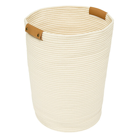 cesto portabiancheria 80 l avorio duo, beige