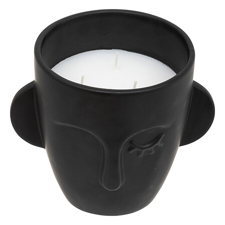 cero votivo in ceramica Maya tonnellata 520 g, ner