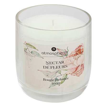 Candela votiva in vetro Oudy FL 200g, rosa