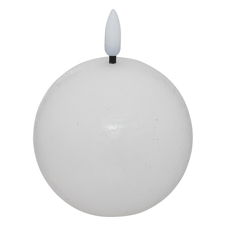 candela a sfera LED bianca molia d8, bianca