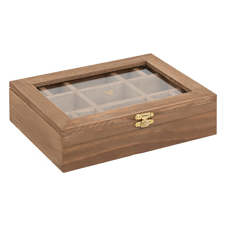 portagioie in legno flo l20, marrone