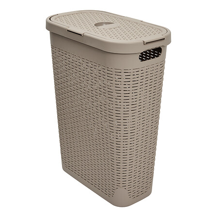 corb slim 40l rattan di lino, lino beige