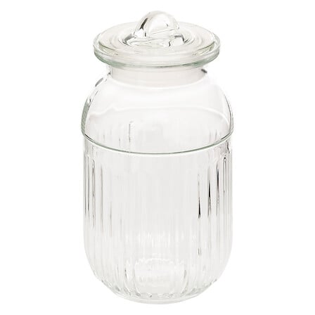 Barattolo di vetro Lizo da 1,5 l, trasparente