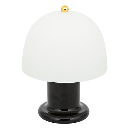 Lampada LED in vetro Rick nr h21, nero