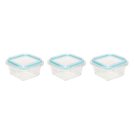 lotto scatola x3 ver 0,18l clipeat, trasparente