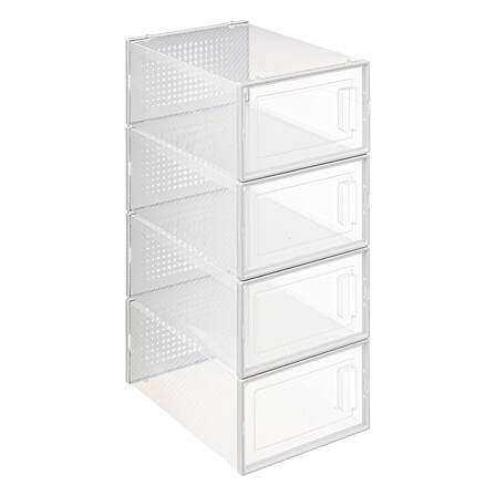 Set organizer per scarpe x4 1p m spacy, trasparent