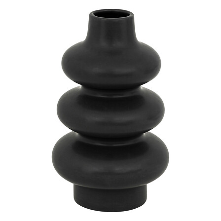 vaso in ceramica Clothilde nr h25, nero