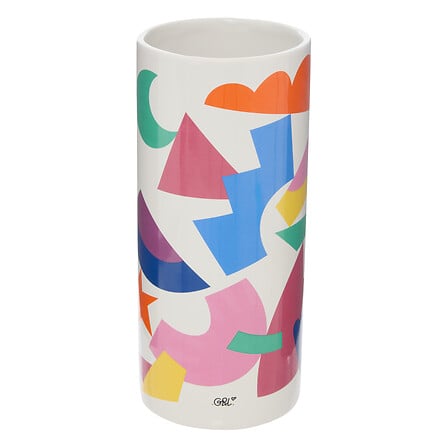 Vaso in ceramica G&L H30, multicolore