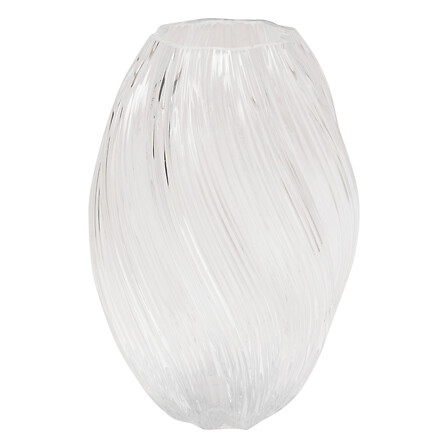 vaso in vetro trasparente valma h27, trasparente