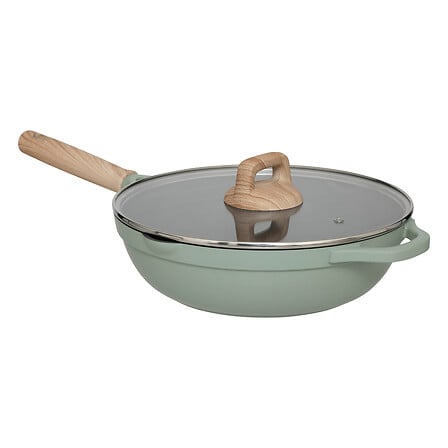padella antiaderente 28cm fte alu horizon, verde