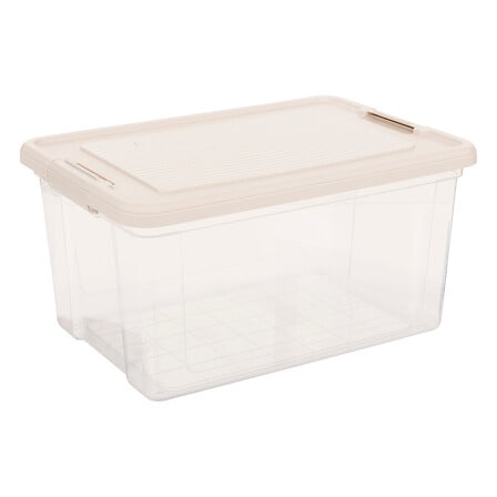 lotto scatola x2 tidenbox da 30 litri, trasparente