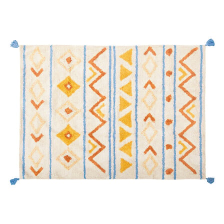 Tappeto marrak rettangolare tuft 120x170, multicol