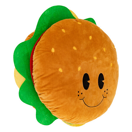 cibo hamburger gunther peluche, multicolore