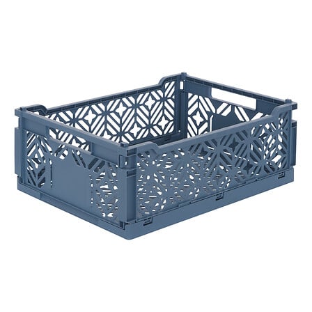 cassa pieghevole 40x30x15 blu, blu