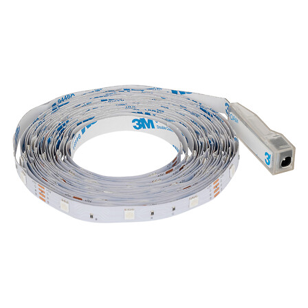 striscia LED usb + tlco rgb l500, bianca
