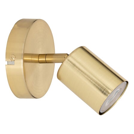 plafoniera/applique x1 metallo vico dor d10, oro