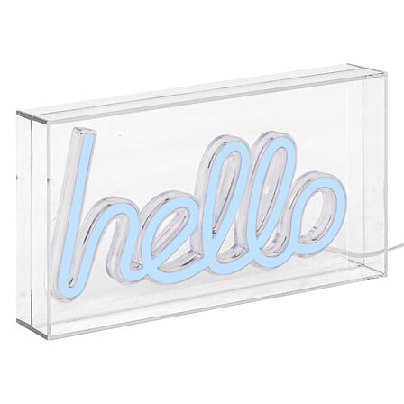 Ciao l23 LED luce al neon, blu