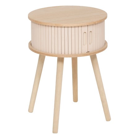 Comodino 2p nysos crema, beige