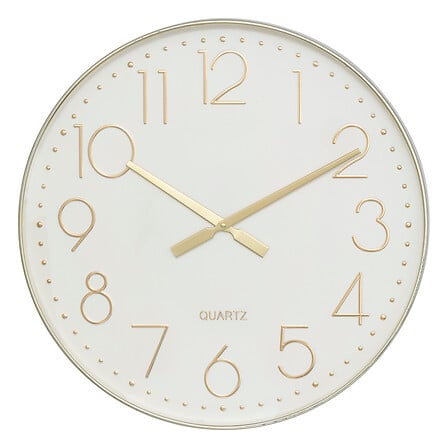 orologio in plastica laure gold d51, lino beige