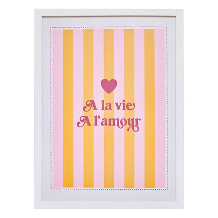 poster con cornice "Amore amato" 30x40, pesca