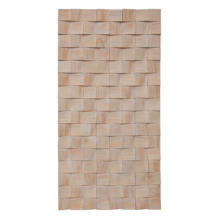 decorazione da parete in legno Damya 111x56, beige