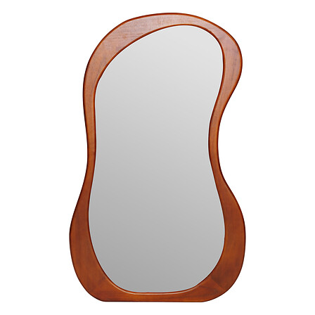 Specchio in legno organico Alanis 120x73