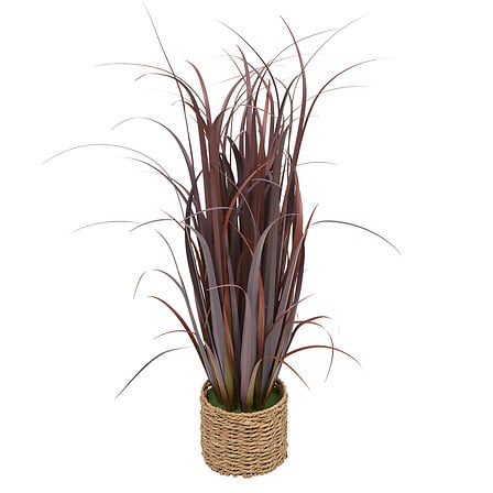 vaso per lino naturale R ZYA h122, rosso