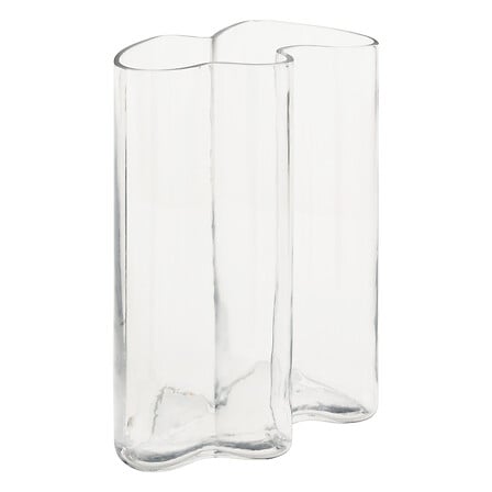 vaso in vetro trasparente kade wave h25, trasparen