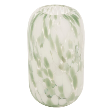 vaso in vetro colorato arvo h26, verde