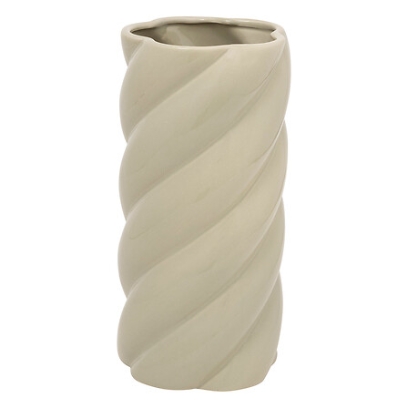 vaso in ceramica coby twisted h25,5, verde chiaro