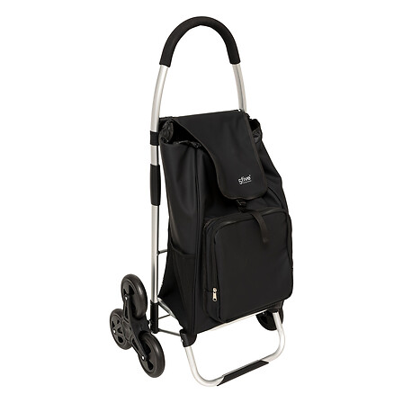 carrello pieghevole 6ro alluminio nr cera, nero