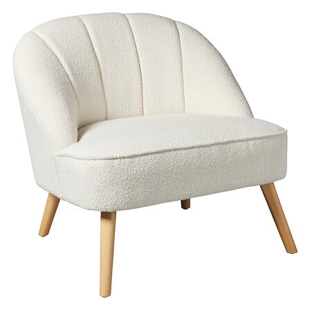 bcl p poltrona naova blc legno, bianco