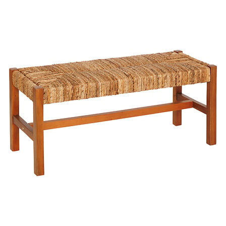 Panca intrecciata Sidoan 102x38, marrone