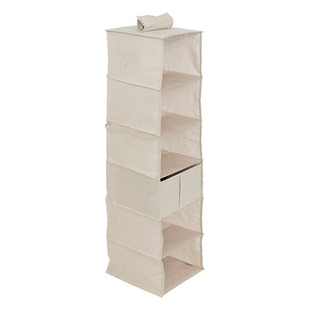 Colonna portaoggetti Dressy + 6 scomparti, beige