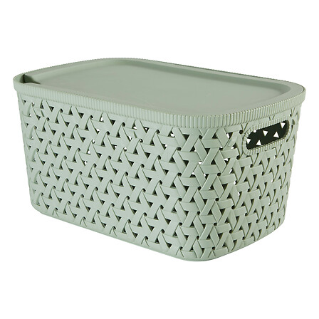 Cestino da 6,7 l Tressy salvia, verde oliva