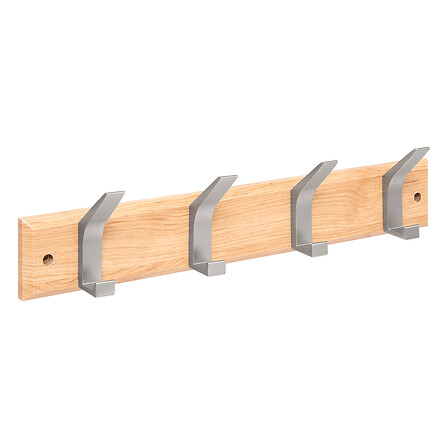 gancio appendiabiti in legno / metallo 4t naturale